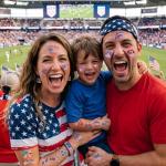 Fourth Of July Patriotic Temporary Tattoos - Memorial Day Decorations Party Favors 4th of July Decorations Party Supplies 4th of July Gift Patriotic Accessories Independence Day Red White Blue USA