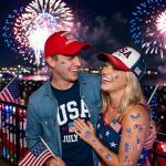 Fourth Of July Patriotic Temporary Tattoos - Memorial Day Decorations Party Favors 4th of July Decorations Party Supplies 4th of July Gift Patriotic Accessories Independence Day Red White Blue USA