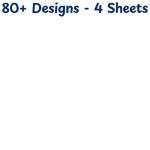 Fourth Of July Patriotic Temporary Tattoos - Memorial Day Decorations Party Favors 4th of July Decorations Party Supplies 4th of July Gift Patriotic Accessories Independence Day Red White Blue USA