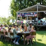 FLUUZE 250th Anniversary American Banner Flag, 4th of July Decorations,1776-2026 USA 250th Birthday Premium Banner with Grommets, Decorations for Outdoor, Indoor, Yard, Garden, Porch (Style 1)