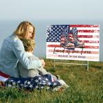 Kigeli 250th Anniversary Memorial Day Yard Sign with Stakes 4th of July Patriotic Yard Signs Soldier Boots Garden Flag Waterproof Outdoor Outdoor Lawn Garden Patio Party Supplies(Freedom Boots)