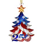 250 Anniversary USA Ornament, 2D Acrylic USA 250th Anniversary, America 250 Merchandise, America 250th Birthday Gifts, Patriotic 4th of July Decorations