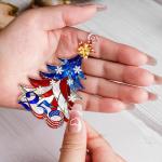 250 Anniversary USA Ornament, 2D Acrylic USA 250th Anniversary, America 250 Merchandise, America 250th Birthday Gifts, Patriotic 4th of July Decorations