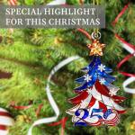 250 Anniversary USA Ornament, 2D Acrylic USA 250th Anniversary, America 250 Merchandise, America 250th Birthday Gifts, Patriotic 4th of July Decorations