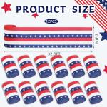 Tlswshsy 12 Rolls Patriotic Crepe Paper Streamers, 393 ft Red White Blue Crepe Rolls, Independence Day Paper Streamer Decoration for 4th of July Memorial Day American Theme Party Decor DIY Crafts