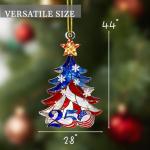 250 Anniversary USA Ornament, 2D Acrylic USA 250th Anniversary, America 250 Merchandise, America 250th Birthday Gifts, Patriotic 4th of July Decorations