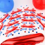 4th of July Star Glasses 12 Pairs Patriotic Fourth of July Star Sunglasses Red White and Blue American Flag Sunglasses USA Themed Glasses for Memorial Day Independence Day Party Supplies Decorations