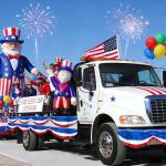 Mizelu 3 Pcs 20 Ft Patriotic Foil Fringe Bunting, Red White Blue Tinsel Streamers Banner, Independence Day Metallic Fringe Garland for 4th of July Celebration Party Parade Events Decoration