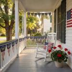 Flutesan 250th Anniversary Banner USA Flag Patriotic Decorations 11"x7.5"x8ft American Flag Triangle Banner Garland for 1776-2026 250th Birthday 4th of July Independence Memorial Day Party Supplies