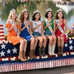 4 Packs 4th of July Decorations, Red White and Blue Fringe Curtain Tinsel Streamers, Star Flag Hanging Backdrop Banner Table Skirts for Parade Floats Memorial Day Patriotic Party Independence Day