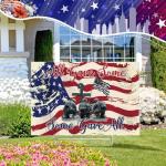 Kigeli 250th Anniversary Memorial Day Yard Sign with Stakes 4th of July Patriotic Yard Signs Soldier Boots Garden Flag Waterproof Outdoor Outdoor Lawn Garden Patio Party Supplies(Memorial)