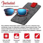 PolarSpex Polarized Sunglasses for Men and Women – UV Protection, Durable & Lightweight Retro Sunglasses for Driving, Fishing