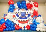 Bonropin 145pcs Red White and Blue Balloon Garland Kit for Nautical Party Baseball Theme Party Baby Shower Independence Day Veterans Memorial Day Party 4th of July Balloon Arch Decorations