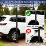 IIOPE 20FT RV Telescoping Flag Pole Kit, Heavy Duty 14-Gauge Aluminum Flagpole with Tire Mount Base, Portable Flag Kit for Camping, Tailgating, Trailer, and Outdoor Use