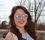 OWL Aviator Pilot 4th of July Sunglasses for Women and Men Size Medium Gun Metal Frame USA American Flag Lens Glasses UV400 Protection, 137mm