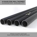 18FT Heavy Duty Flag Pole Kit for Outside – Tough US Steel Flag Poles for Outdoors in Ground All American Pole with 4x6 Embroidered Flag for Residential and Commercial – Made in USA by Rushmore