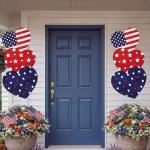 Junkin 2 Pcs 4th of July Heart Yard Signs Decorations Outdoor Patriotic Garden Stake 250th Anniversary USA American Yard Sign for Independence Day Memorial Day Garden Lawn Outdoor Decor