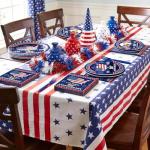 100 Pcs 250th Anniversary Party Supplies - Serves 25, Red White Blue Disposable Tableware, Includes Paper Plates, Napkins, Plastic Forks for 1776-2026 Patriotic Decor, Independence Day, 4th of July