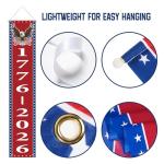 250th Anniversary American Banners - 2 Pack 4th of July Decorations Banner - 1776-2026 250th Anniversary Patriotic Hanging Banner Red White and Blue Independence Day Decor for Indoor Outdoor