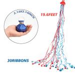 Shitailu 4th of July Streamers Popper, Hand Throw Streamers, No Mess Confetti Magic Paper Cracker for Independence Day Celebration, Patriotic Theme Party, Birthday Wedding Graduation Party (10Pack)