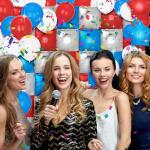 187 Pcs Red and Blue Silver Square Foil Balloons Wall Backdrop & Red White and Blue Balloon Arch Kit, Red White and Blue Decorations For 4th of July Veteran' s Day labor day Nautical birthday Party