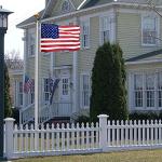 Flag Pole for Outside In Ground, 20FT Sectional Flag Pole Kit, Extra Thick 14 Gauge Heavy Duty Aluminum Flagpole, Outdoor Flag Poles with 3x5 American Flag for Yard, Residential or Commercial