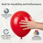 60pcs Red White Blue Balloons, 12 inch Independence Day Patriotic Balloons for 4th of July Graduation Baseball Birthday Party Decorations