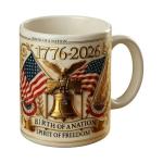 250th Anniversarys USA Mug, 1776-2026 America 250th Anniversarys Ceramic Coffee Mug, Patriotic Gift, 4th Of July Accessories (2D Print)