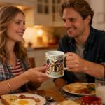 250th Anniversarys USA Mug, 1776-2026 America 250th Anniversarys Ceramic Coffee Mug, Patriotic Gift, 4th Of July Accessories (2D Print)