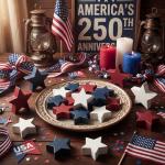 Amyhill 18 Pcs 4th of July Decorations Wooden Star, Memorial Day Table Centerpiece Red White and Blue Independence Patriotic Bowl Fillers Labor Day Decor for Home Tiered Tray Rustic Farmhouse