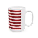 Lightfire Printing Patriotic American Flag Cup Novelty Coffee Mug for Office and Home Indepedance Day, Presidents Day, 4th of July Gifts – 11oz or 15oz (08 - American Flag, 15oz)