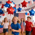 Red White and Blue Star Balloons 15pcs 18Inch 4th of July Balloons Fourth of July Patriotic Balloon Metallic Star Shape Foil Balloon for 4th of July Memorial Day Patriotic Independence Day Party Decor