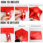 Red White and Blue Star Balloons 15pcs 18Inch 4th of July Balloons Fourth of July Patriotic Balloon Metallic Star Shape Foil Balloon for 4th of July Memorial Day Patriotic Independence Day Party Decor