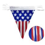 60Ft Patriotic Party Decorations Red Blue White Patriotic Themed Nylon Banner Flag Garland Streamers for USA American 4th of July Independence National Day Birthday Baby Shower Party Decorations