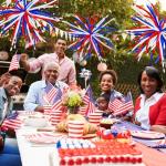 Charnoel 200 Pcs 4th of July Party Decoration 260Q Long Latex Balloons 250th Anniversary USA Patriotic DIY Decoration Red Blue White Balloons for American Patriotic Party Supplies (4th of July)