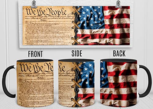 We The People Patriotic Coffee Mug