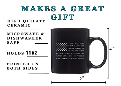 Patriotic Pledge of Allegiance Coffee Mug Gift