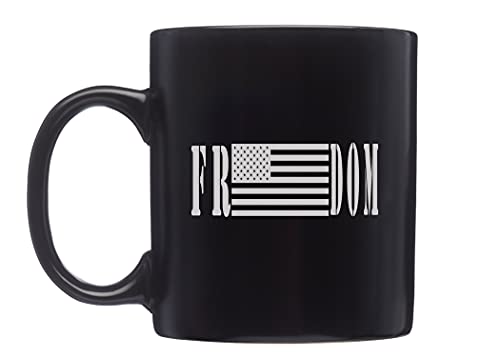 Patriotic Freedom Coffee Mug for Veterans and Patriots