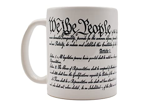 Patriotic US Constitution Flag Coffee Mug