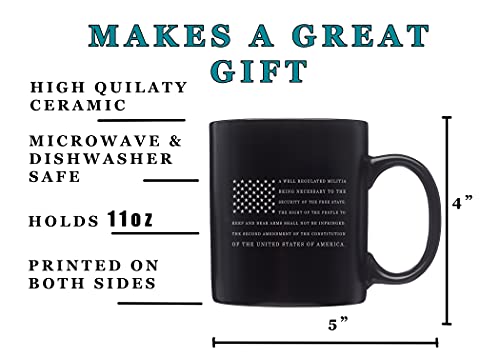 Patriotic 2nd Amendment Coffee Mug - Great Gift!