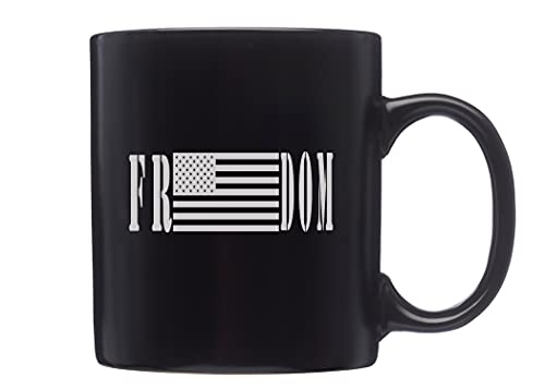Patriotic Freedom Coffee Mug for Veterans and Patriots