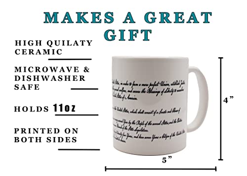 Patriotic US Constitution Flag Coffee Mug