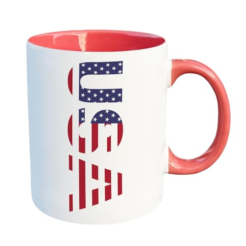 Patriotic American Flag Funny Coffee Mug