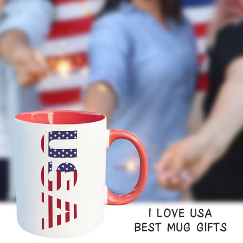 Patriotic American Flag Funny Coffee Mug