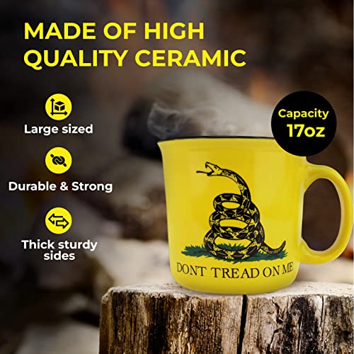 Gadsden Flag "Don't Tread on Me" Coffee Mug