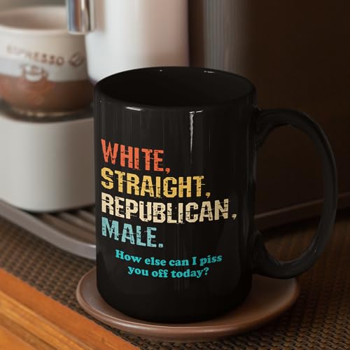 Humorous Republican Coffee Mug for Men 15oz