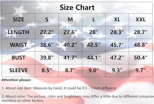 Women's Patriotic Button-Up Shirt for Independence Day