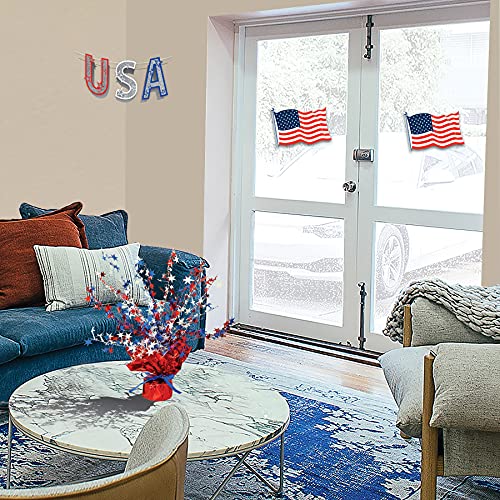 USA Patriotic Star Centerpiece - 4th of July Decor
