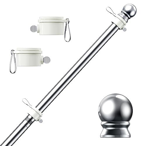 6 FT Tangle-Free Flag Pole for 4th of July