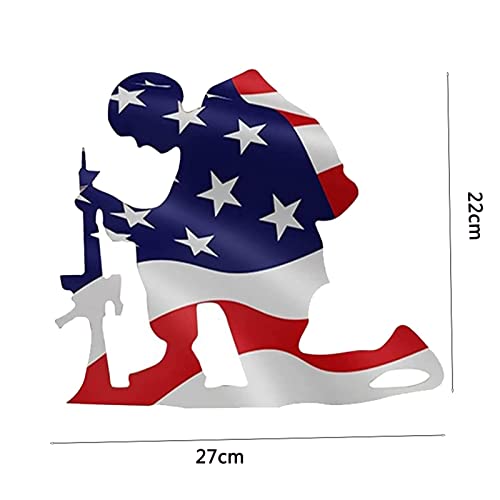 Patriotic Lawn Sign for July 4th - 22cm